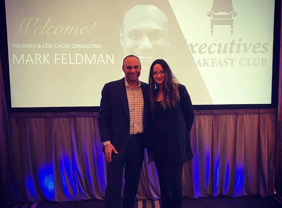 Mark Feldman speaks at Executives Breakfast Club